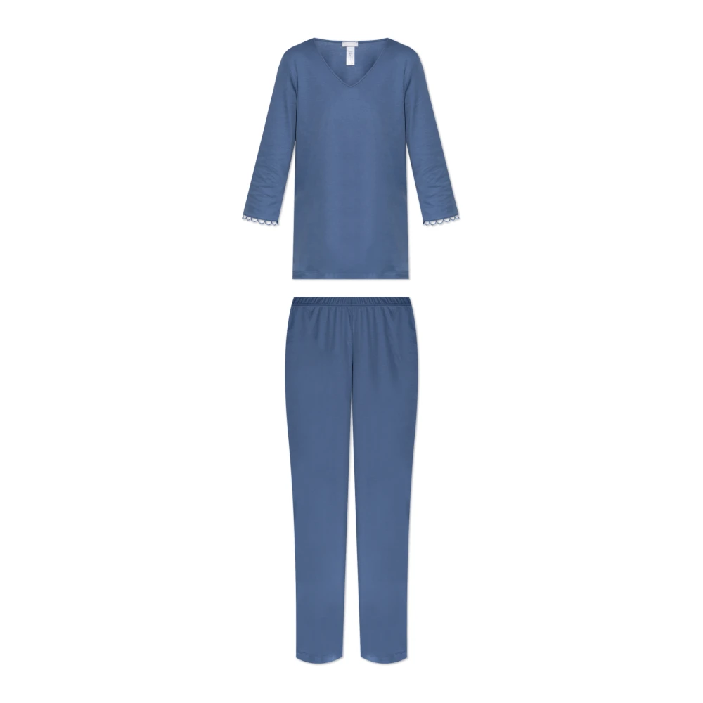 Hanro Pyjama Anouk Blue Dames
