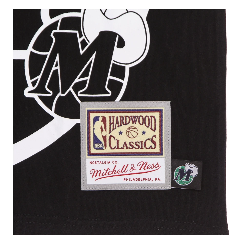 Mitchell & Ness NBA Big Face Tee Zwart Black Heren