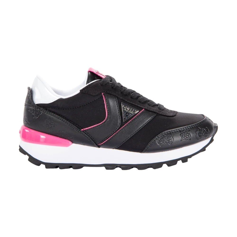 Guess Samsin Low Sneaker Dames Schoenen Zwart