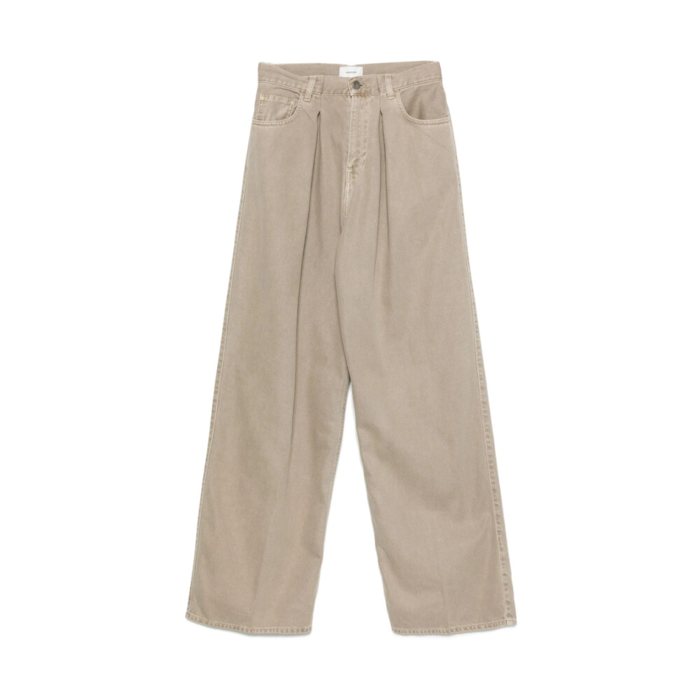 デニム・ジーパン Haikure Wide-Leg Corduroy Jeans With Classic Five-Pocket Haikure Wide-Leg Corduroy With Classic Five-Pocket Design