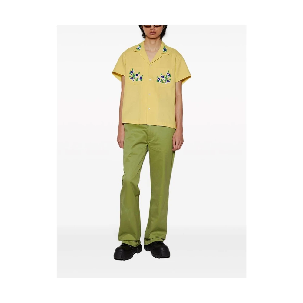 Bode Gele Shirt Mrs24Sh016 Yellow Heren