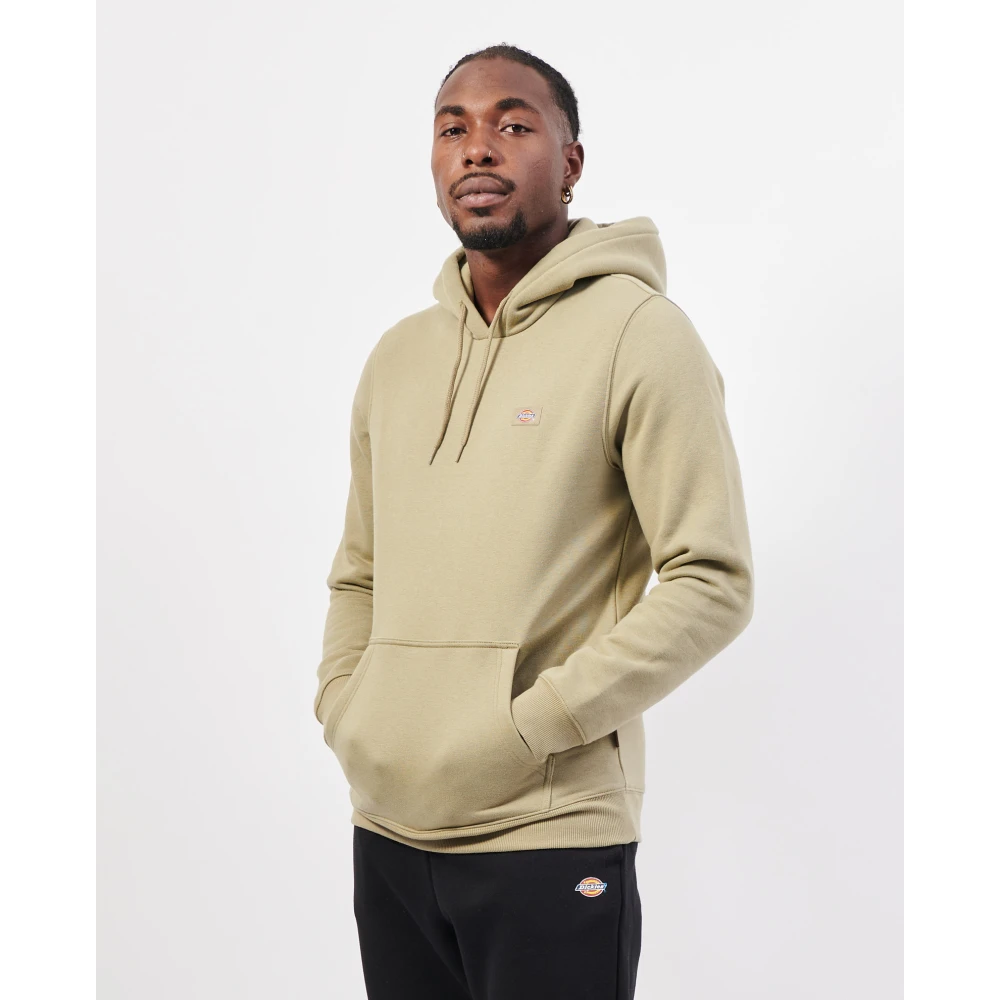 Dickies Groene hoodie met geribbelde zoom Green Heren