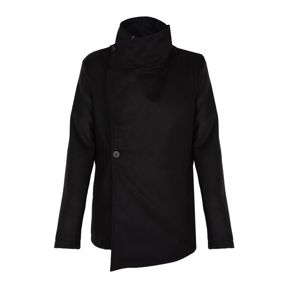 La Haine Inside Us Elegante Geknoopte Jas Black Heren