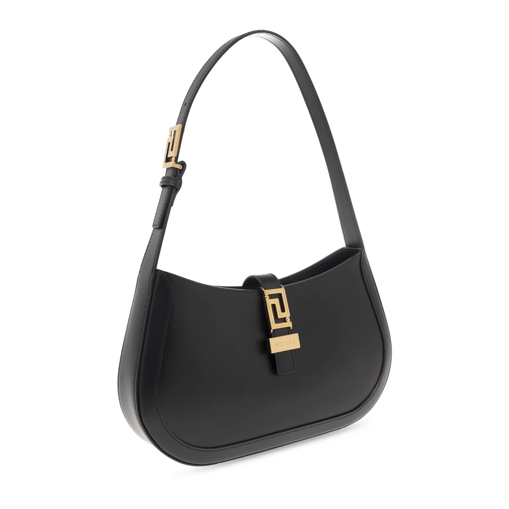 Versace Greca Goddess schoudertas Black Dames