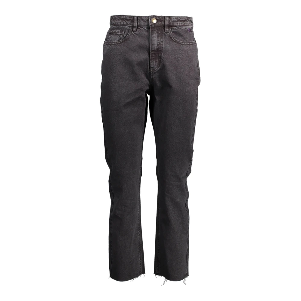 Desigual Black Cotton Women's Jeans - Female - Slim Fit Jeans - Black - L - Jeans