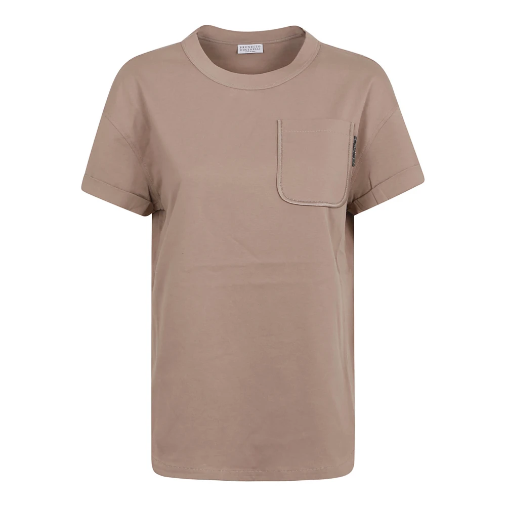 BRUNELLO CUCINELLI T-Shirts Brown Dames