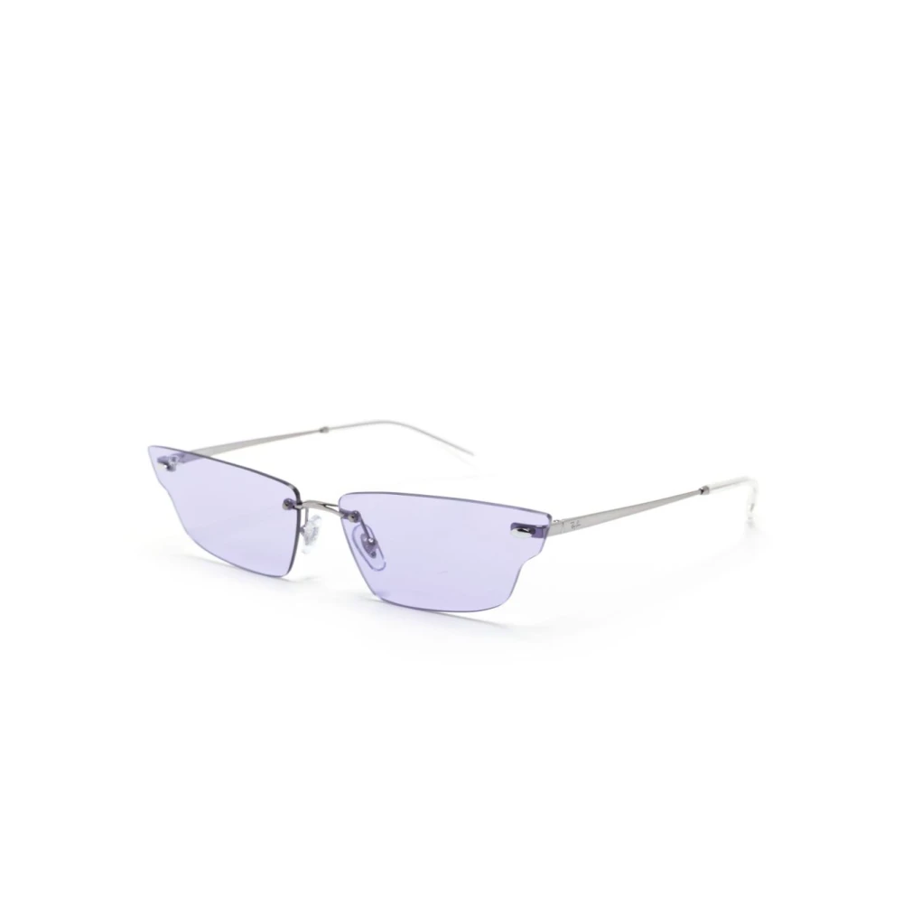 Ray-Ban Irregular Sunglasses - Grey - Image 3