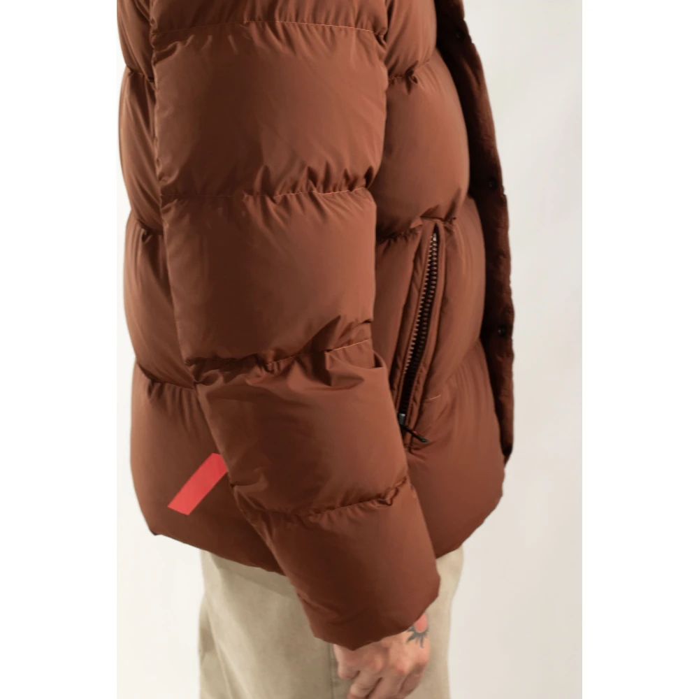 Afterlabel Matte donsjack in Chamonix-stijl Brown Heren