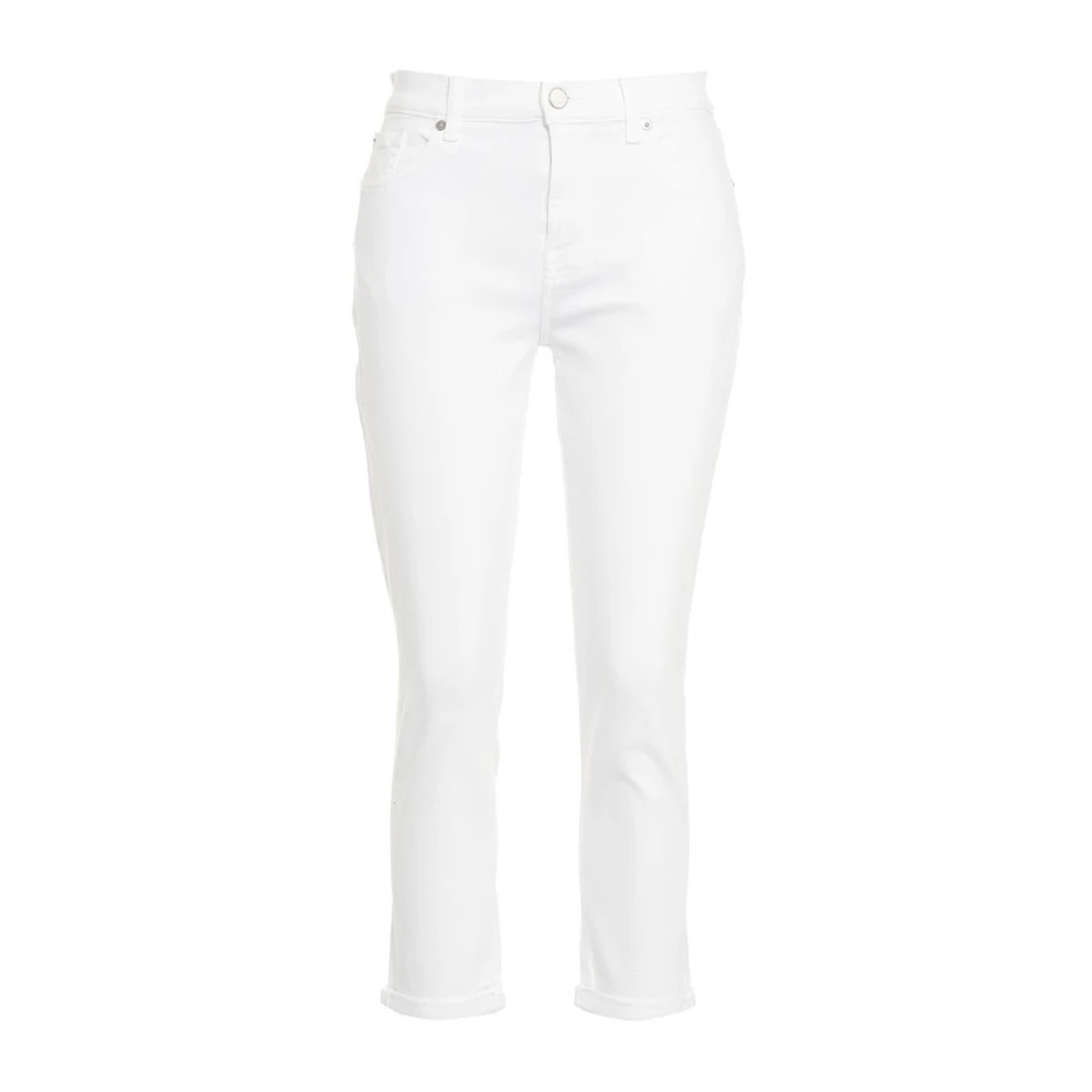 7 For All Mankind Skinny Jeans voor Vrouwen White Dames