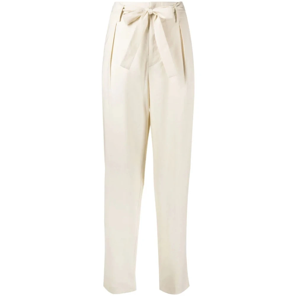 Rag & Bone Beige Linnen Broek Beige Dames