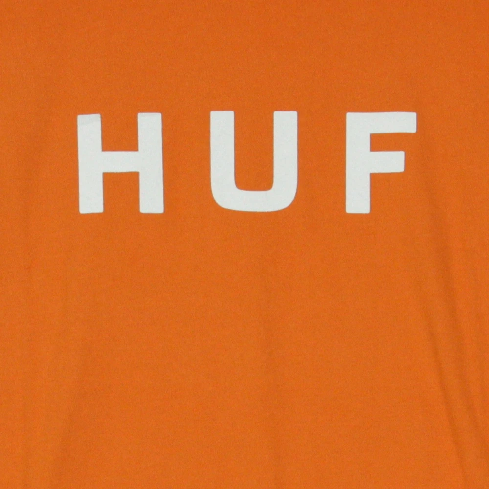 HUF Rust Heren Logo T-Shirt Orange Heren