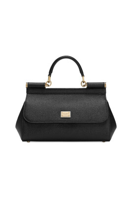 black-foldover-top-bag