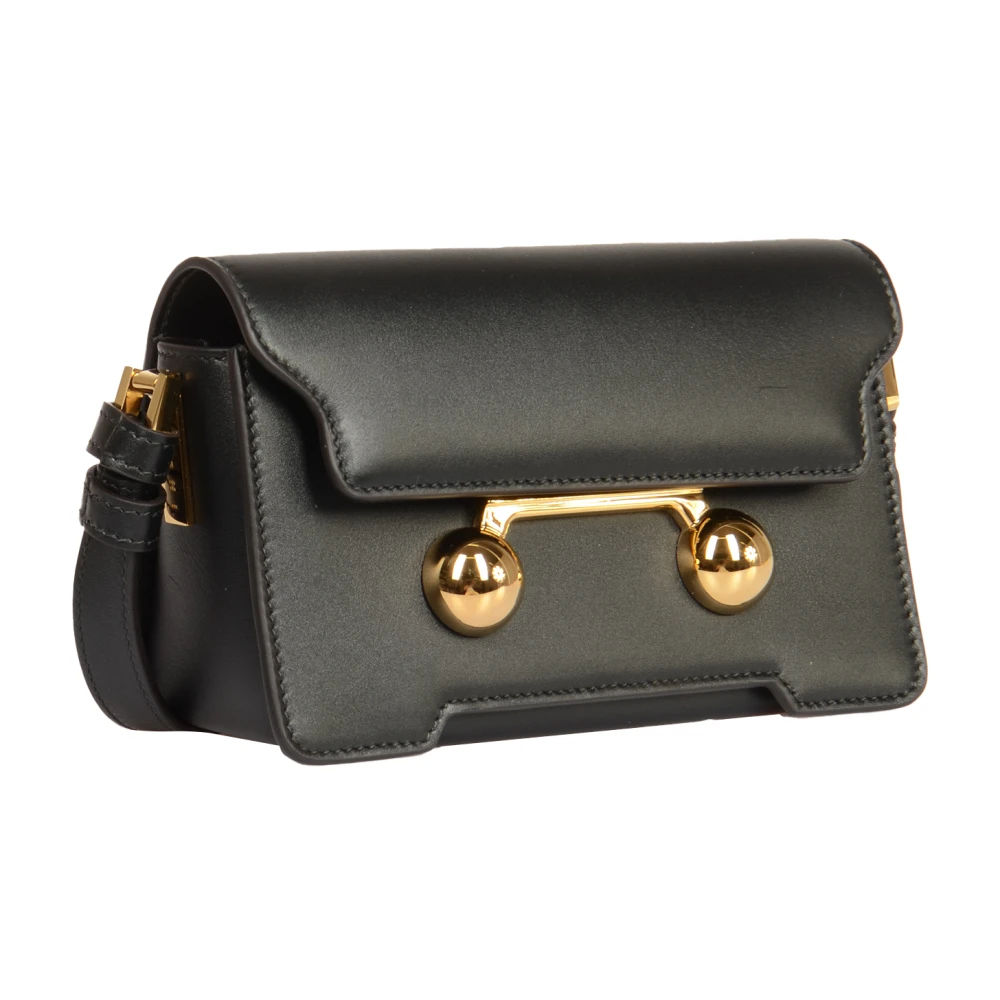 Marni Zwarte Mini Schoudertas Black Dames