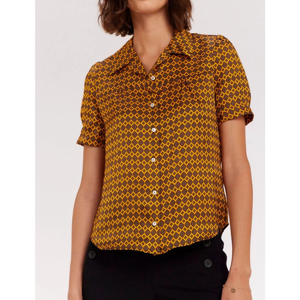 Ines De La Fressange Paris Gedrukte Zomerblouse Multicolor Dames