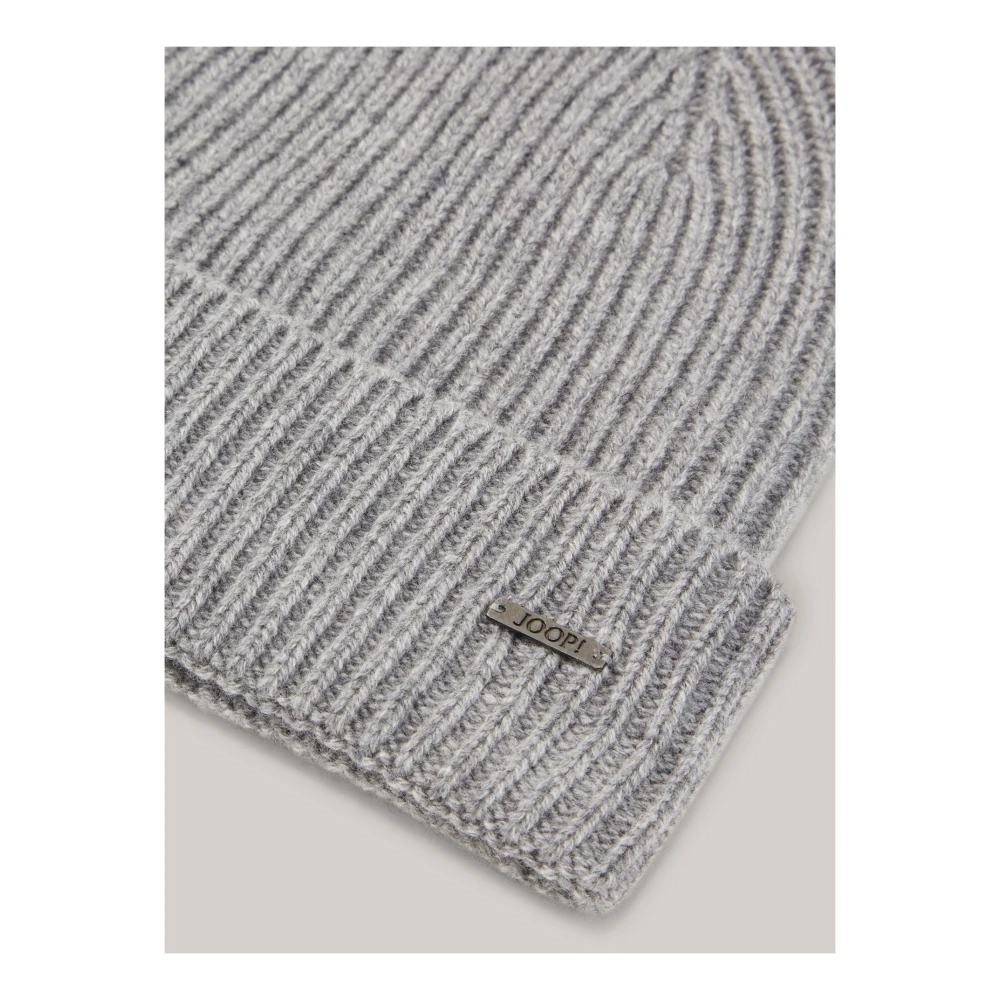 Joop! Grijze Kasjmier Hoed voor Mannen Gray Unisex