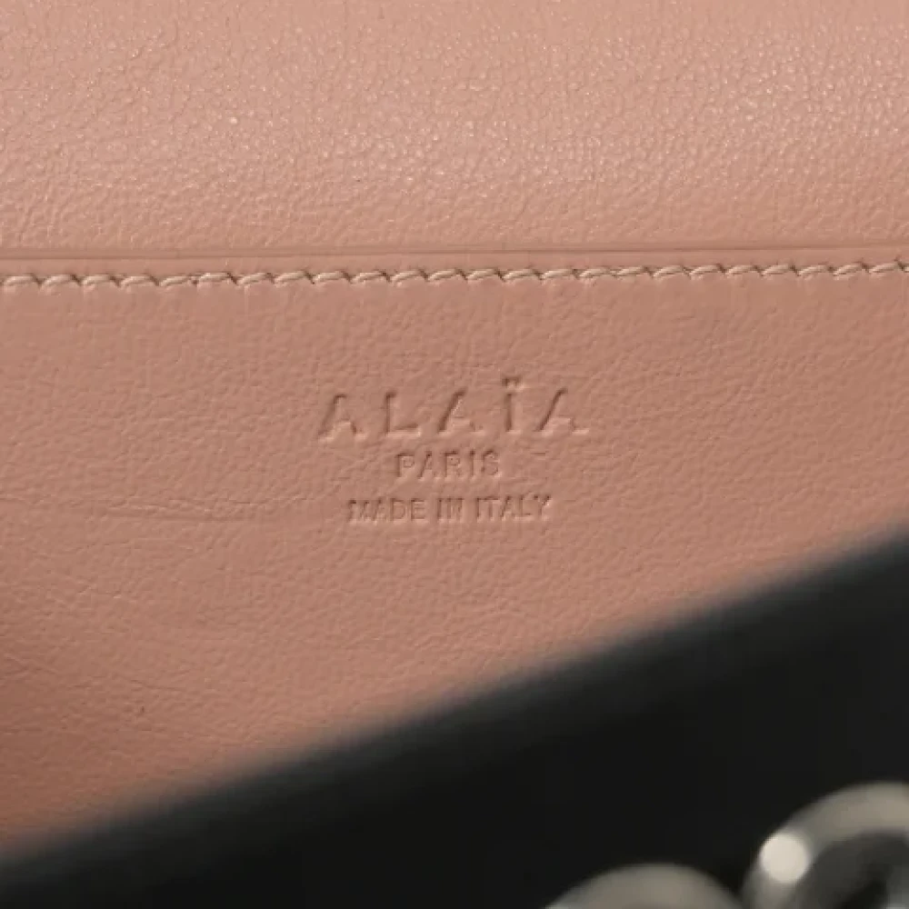 Alaïa Pre-owned Leather clutches Black Dames