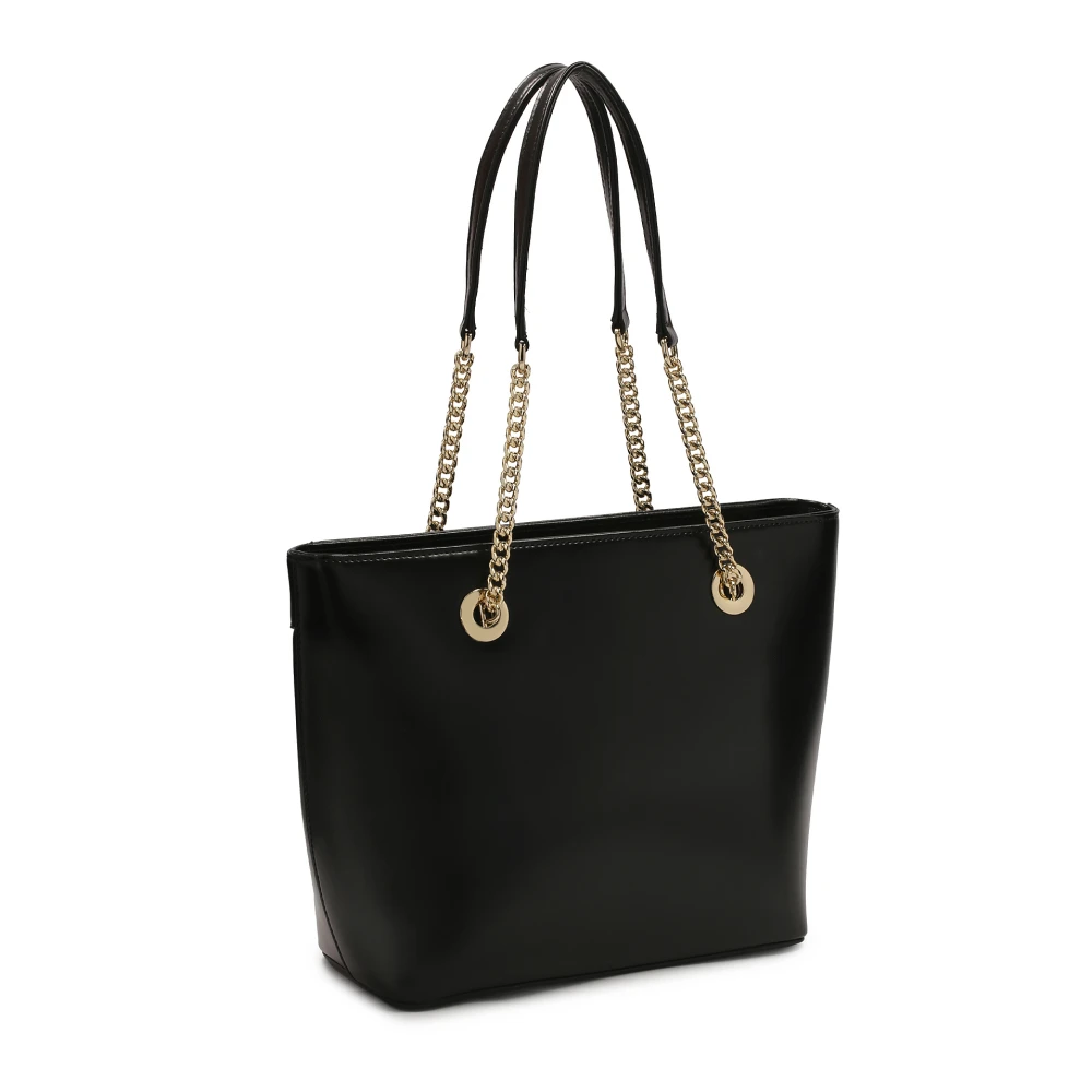 Kazar Zwarte handtas met lange schouderbanden Black Dames