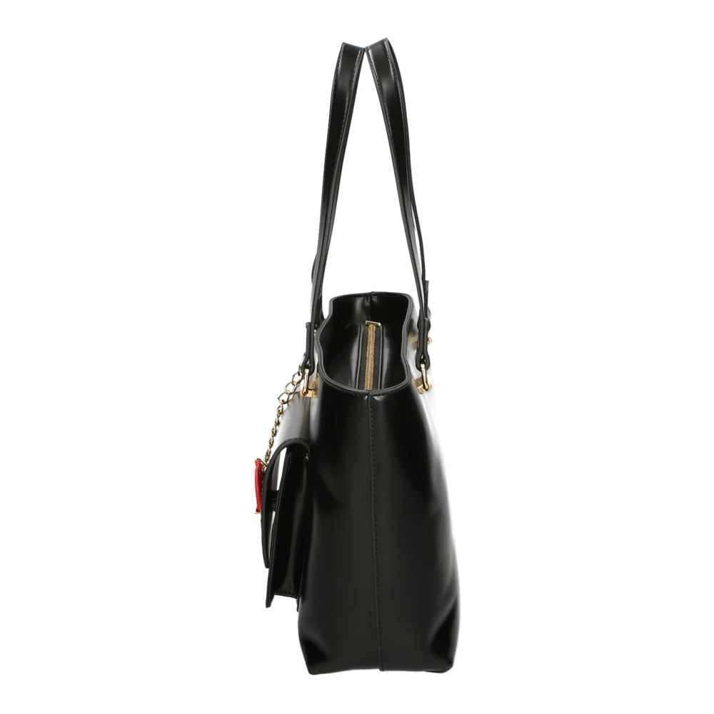 Love Moschino Zwarte Schoudertas Verstelbare Band Black Dames