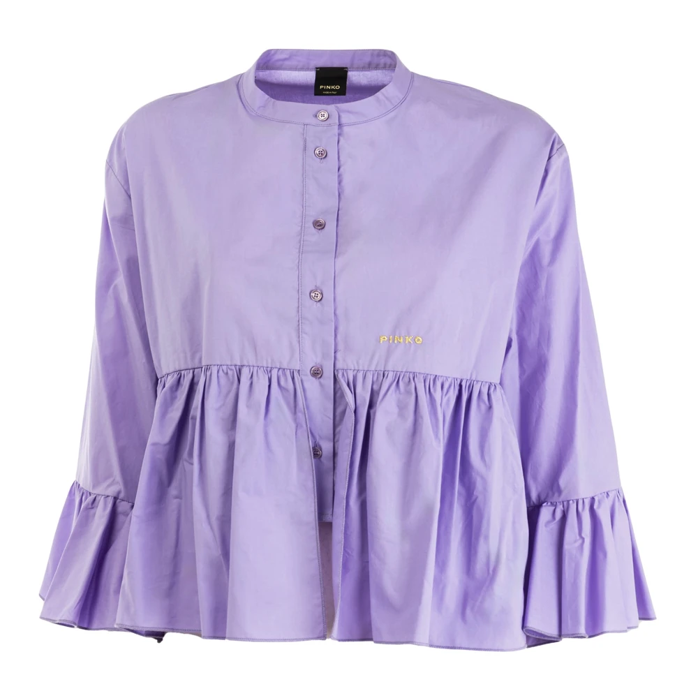 Pinko Paarse Damesoverhemd Outlet Prijs Purple Dames