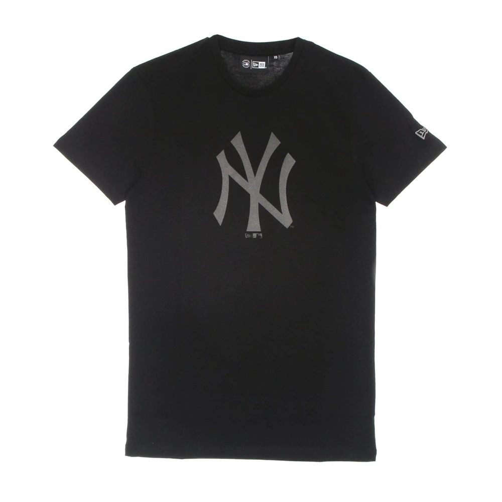 New era MLB Reflecterende Print Tee Zwart Black Heren