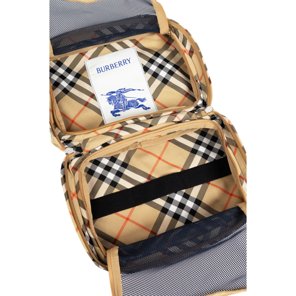 Burberry Cosmeticatas met patroon Beige Heren