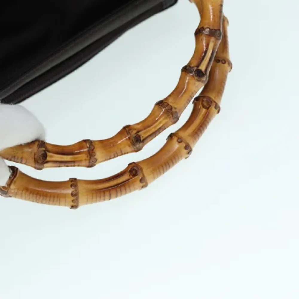 Gucci Vintage Pre-owned Nylon gucci-bags Brown Dames