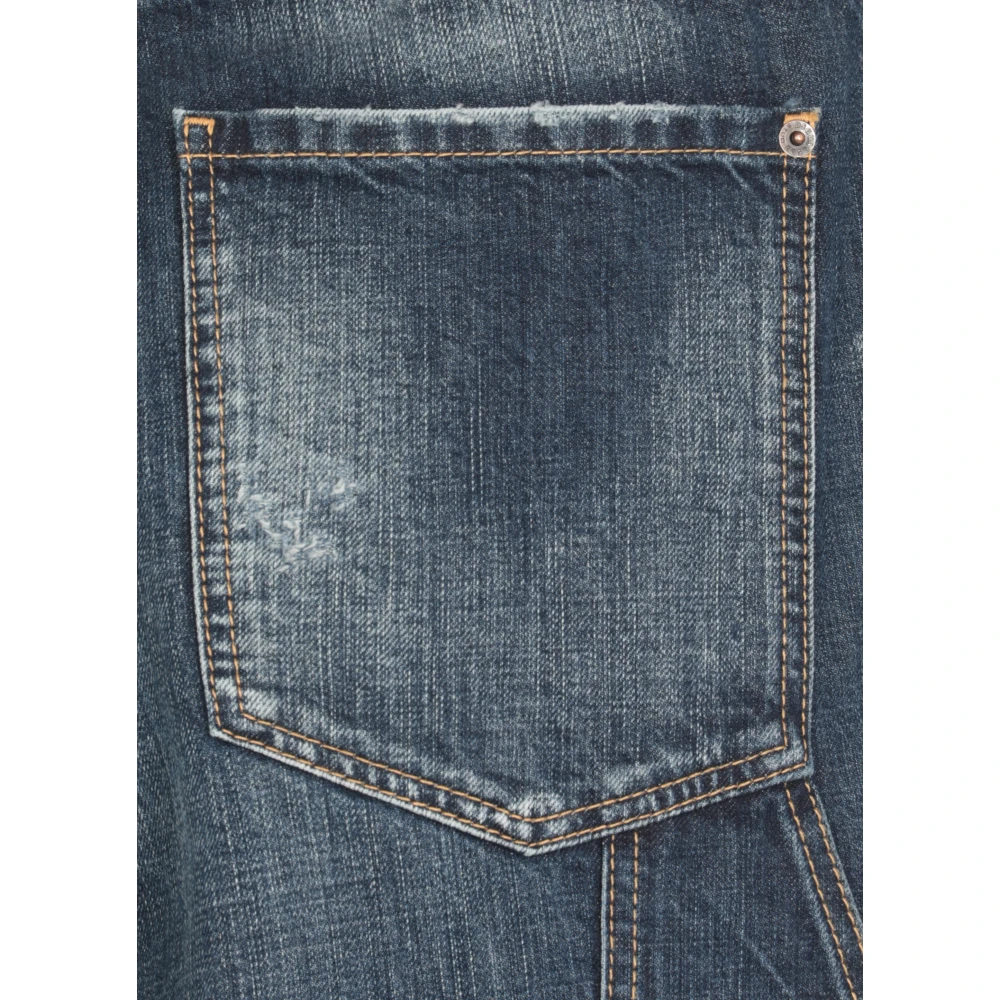 Dsquared2 Blauwe Katoenen Jeans met Vijf Zakken Blue Heren