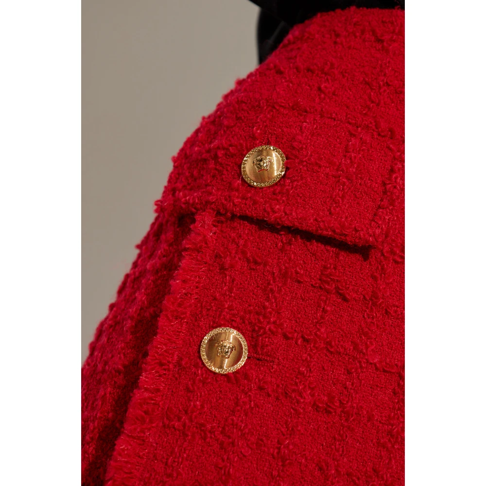 Versace Tweed rok Red Dames