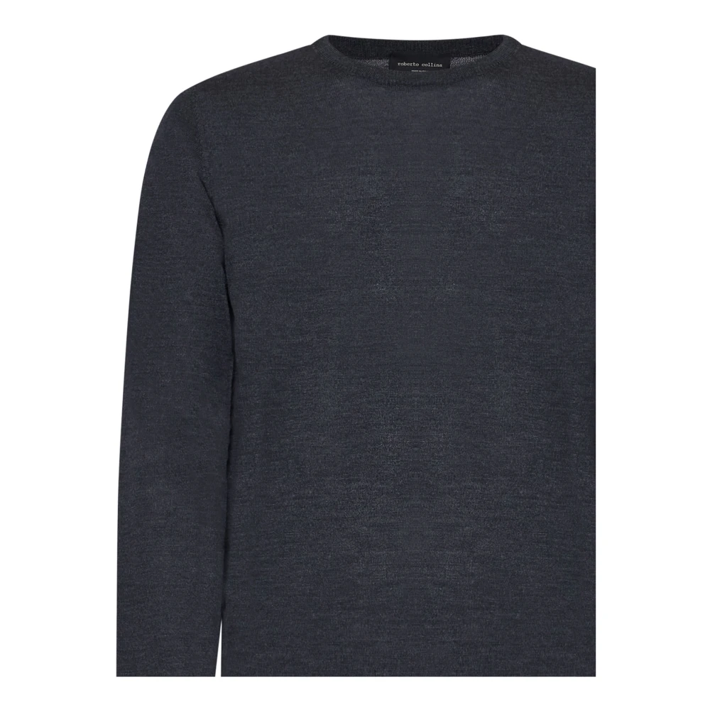 Roberto Collina Antraciet Sweaters voor Mannen Gray Heren