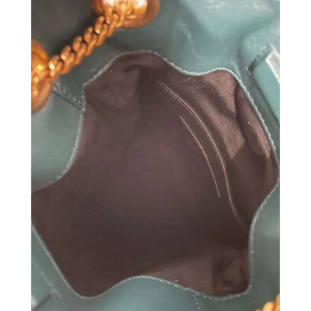 Yves Saint Laurent Vintage Pre-owned Suede shoulder-bags Green Dames