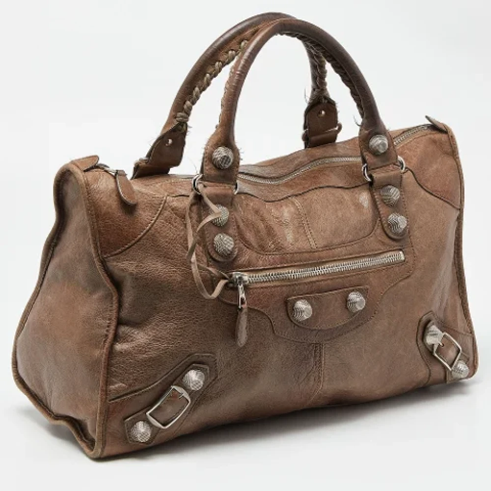 Balenciaga Vintage Pre-owned Leather totes Brown Dames