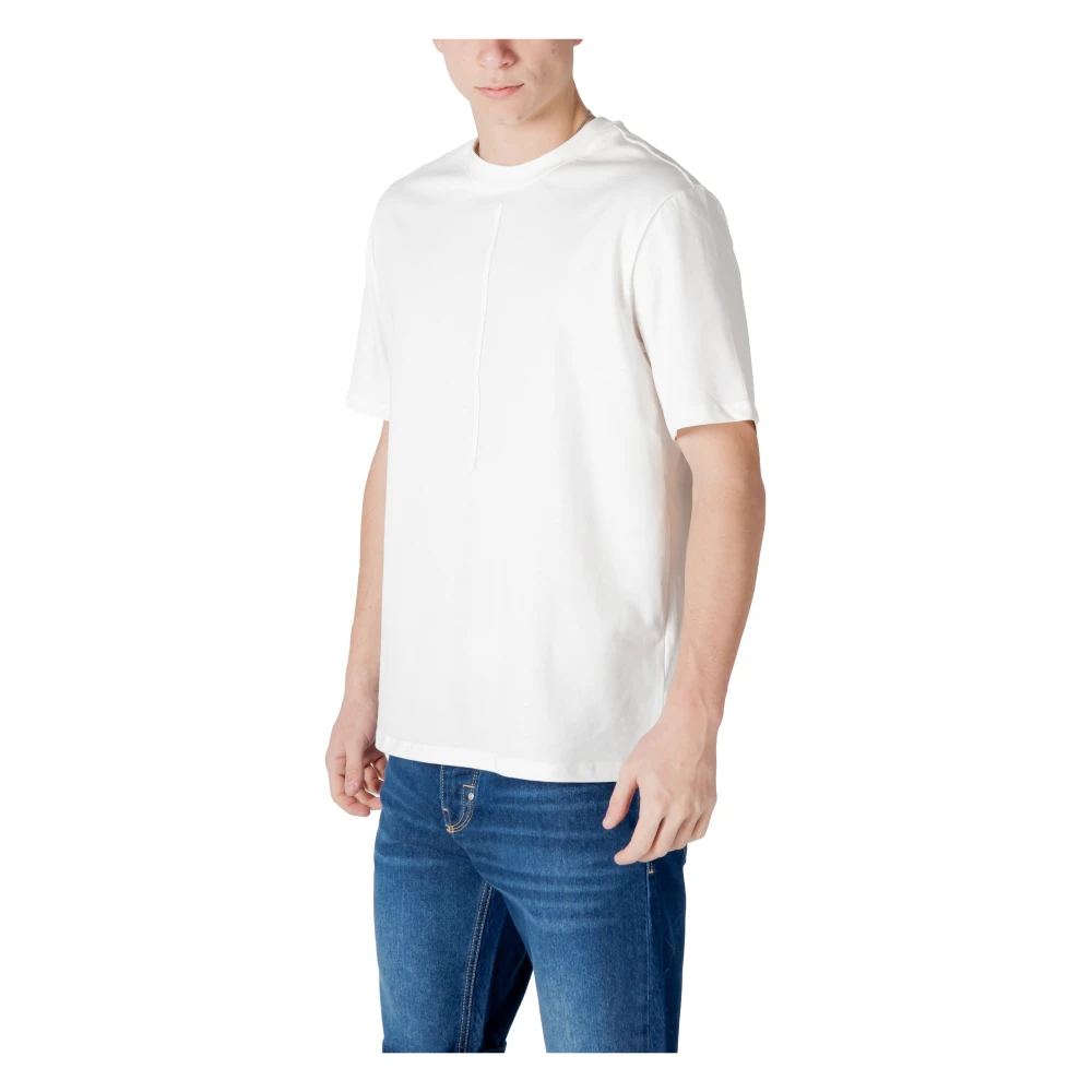 Antony Morato Klassiek Katoenen T-shirt voor Mannen White Heren