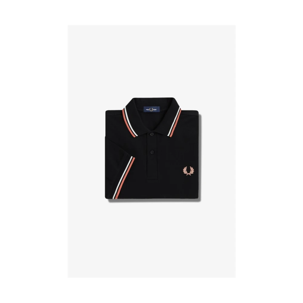Fred Perry Polo Shirts Black Heren