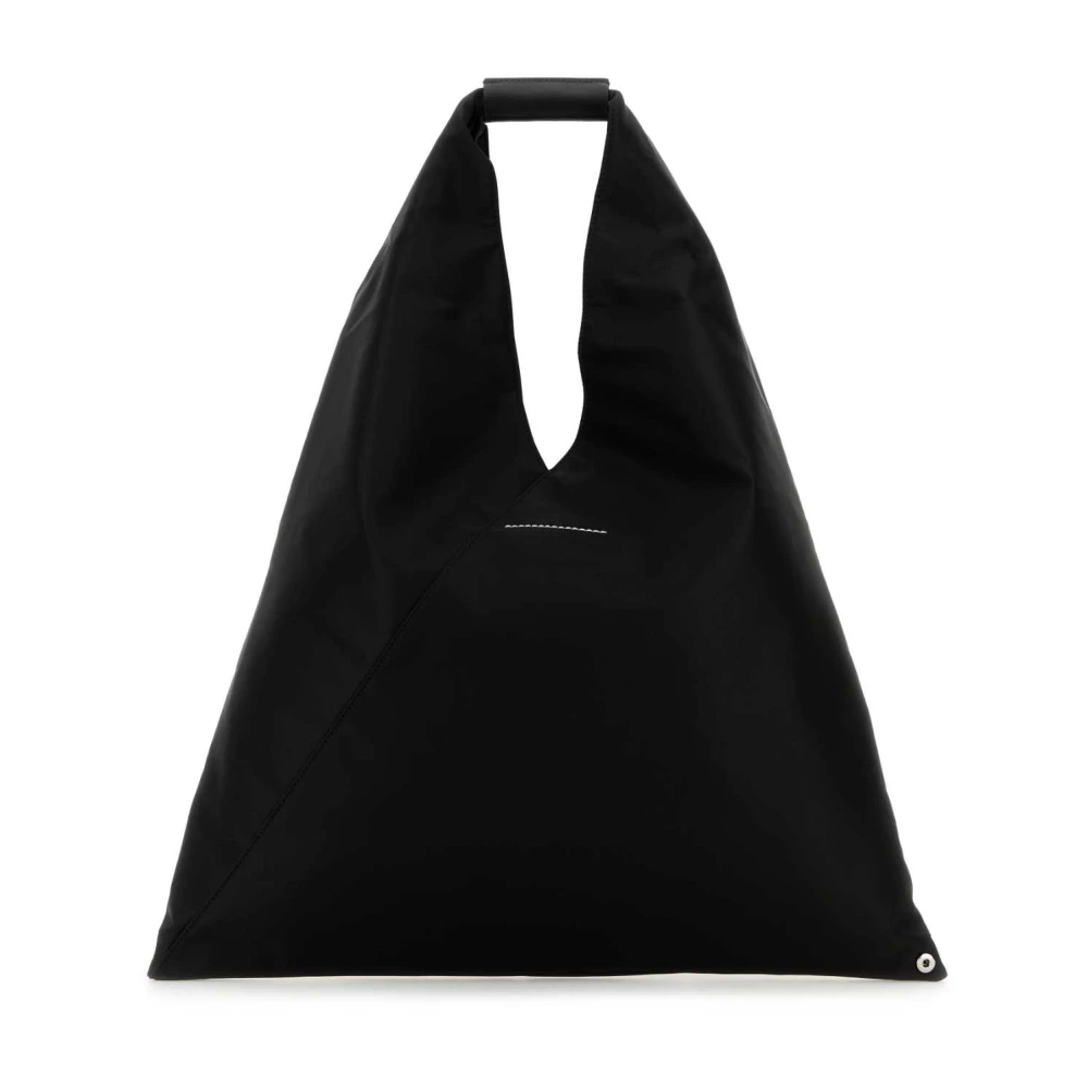 MM6 Maison Margiela Stijlvolle Japanse Nylon Handtas Black Dames