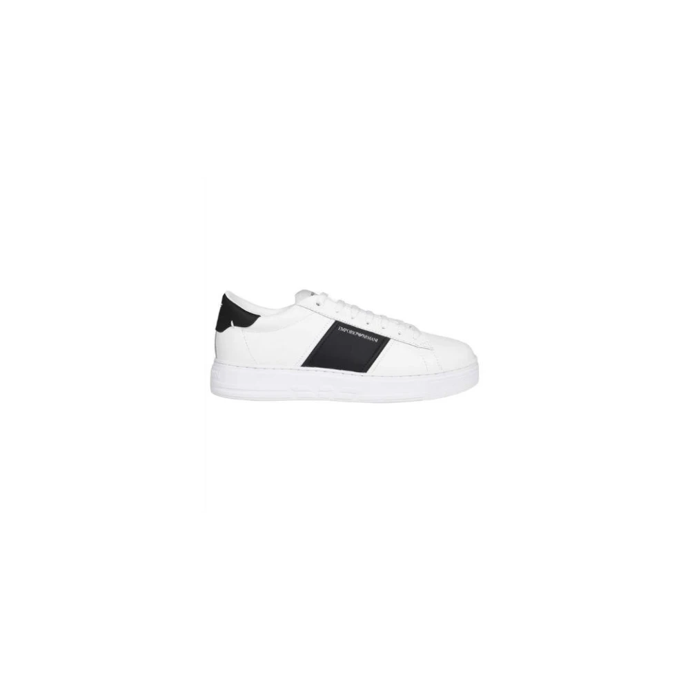 Emporio Armani Stiliga Sneakers White, Herr