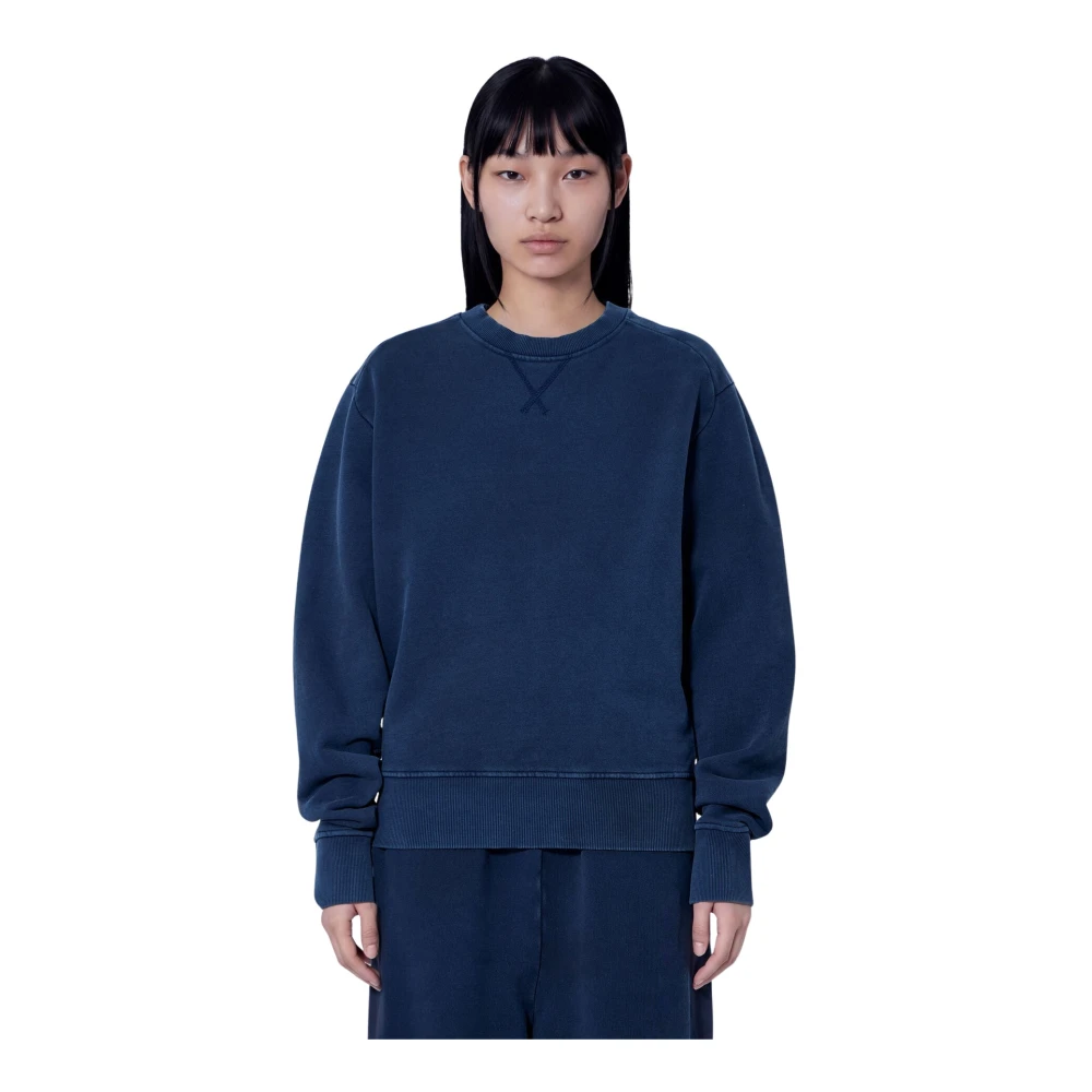 Entire Studios Unisex Blu - Felpa Girocollo Pod - Sweatshirts & Hoodies - S - Immagine 3