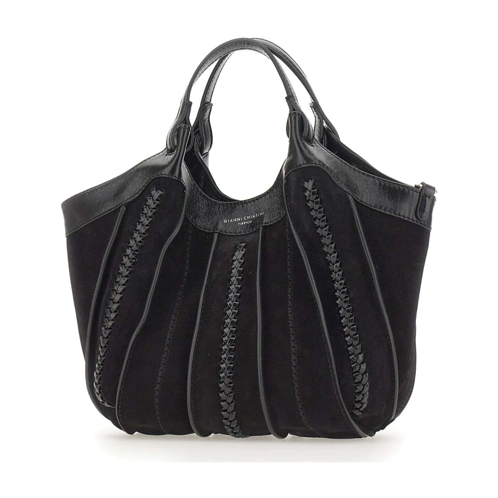 Gianni Chiarini Women's Black Shopping Bags, One Size, Dua Handbag