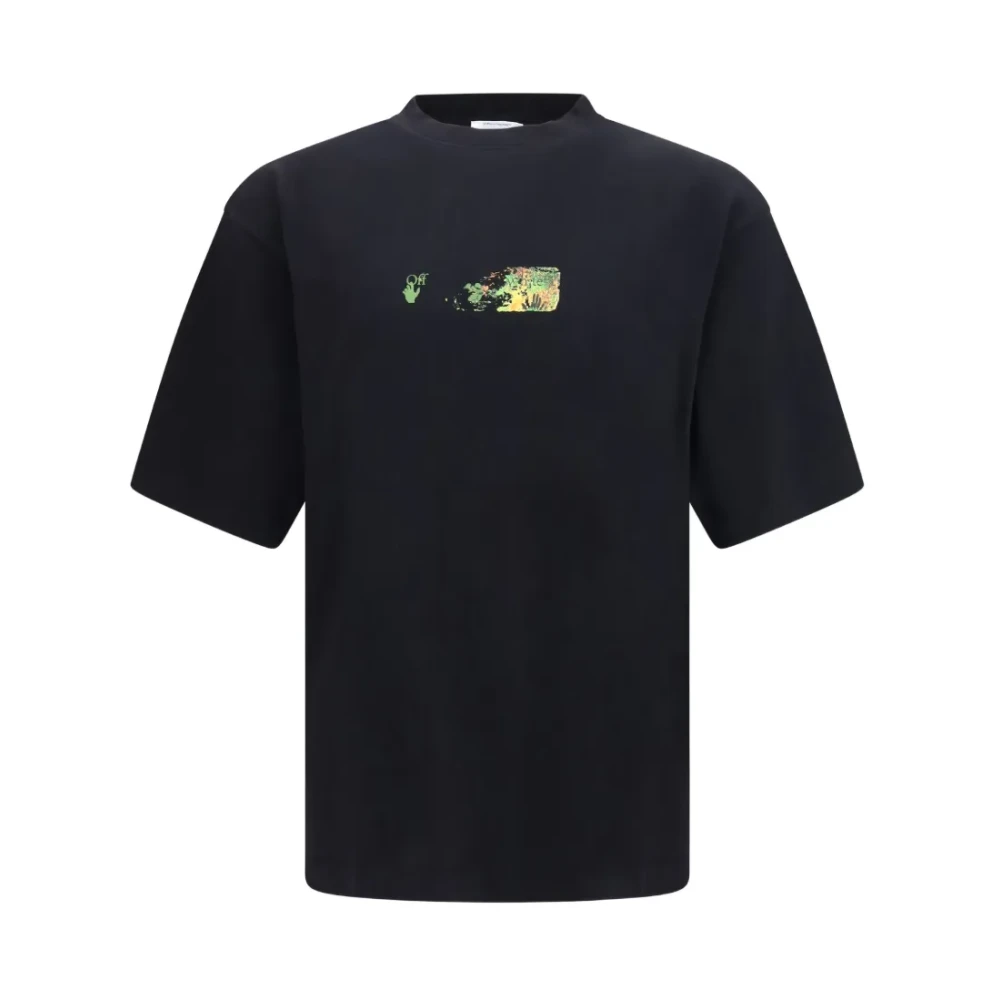Off-White Uomo Nero T-Shirt "Spices Arrow Skate" - Immagine 3