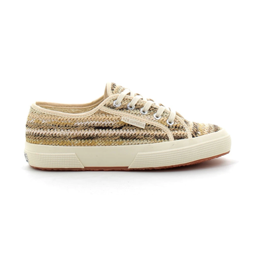 Superga Donna Beige Scarpe, 38 Eu, New,