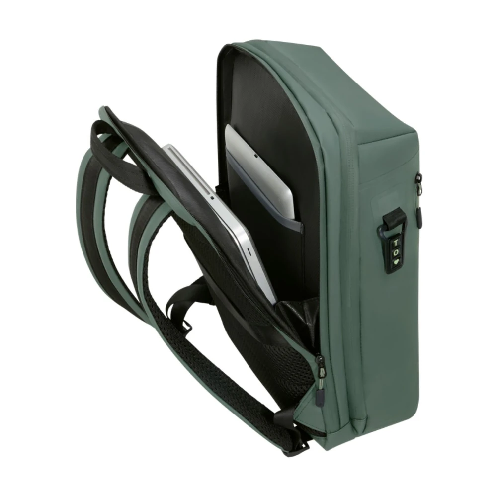 Samsonite Coatify Biz Laptop Rugzak Green Unisex