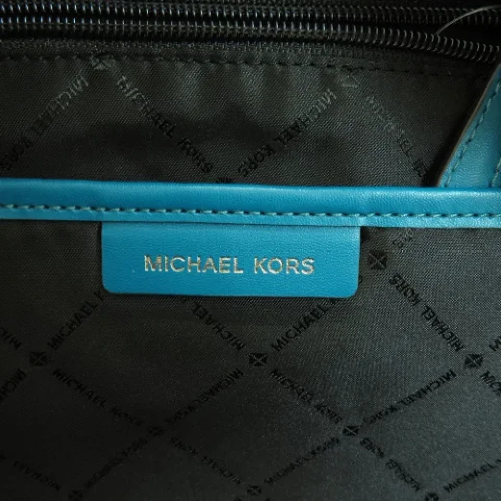 Michael Kors Pre-owned Fabric backpacks Blue Dames