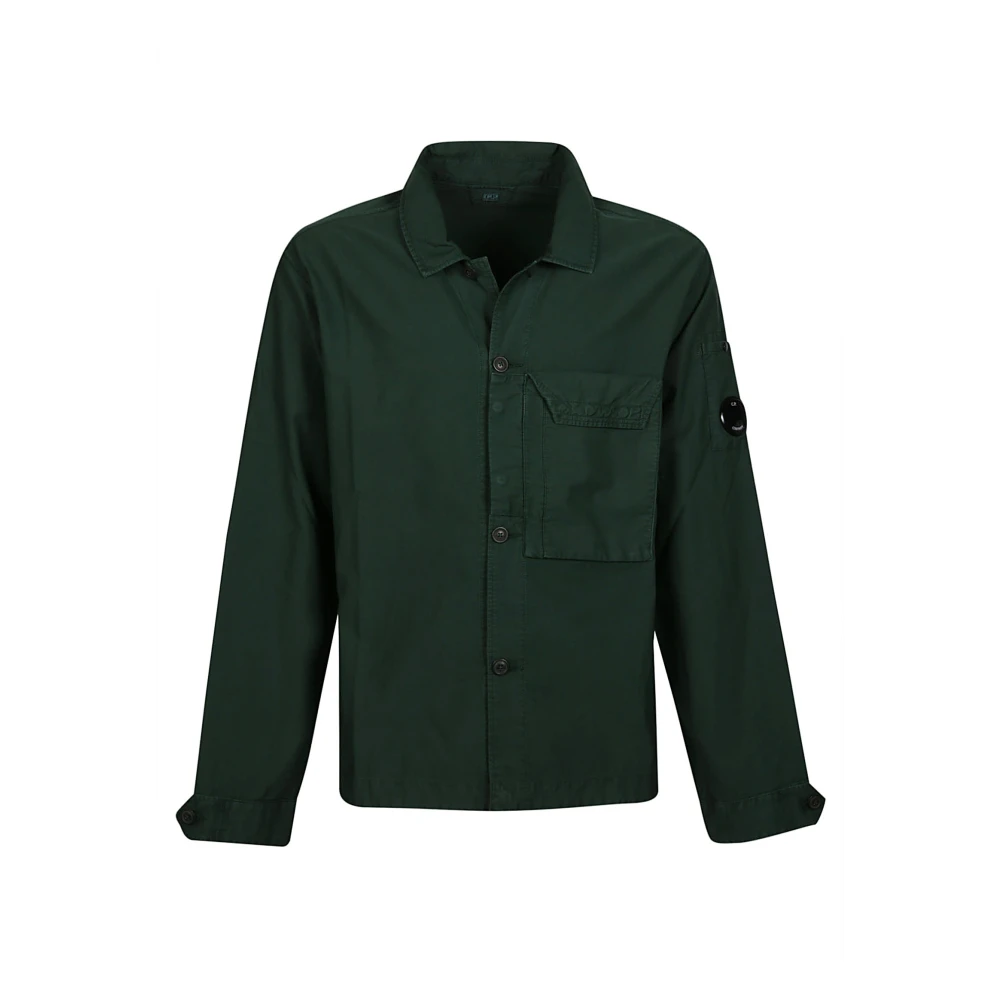 C.P. Company Lange mouwen shirt in Ottomaanse stijl Green Heren
