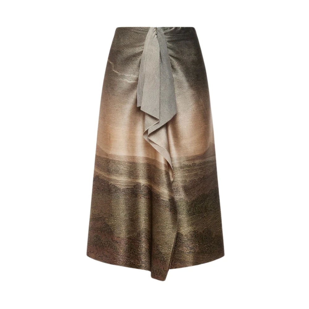 Pierre-Louis Mascia Adastrgum Midi Skirt - Female - Midi Skirts - Multicolor - M - Skirts