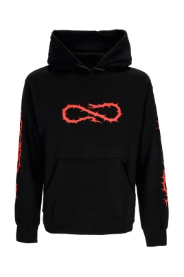 Svart Crown Hoodie för Män