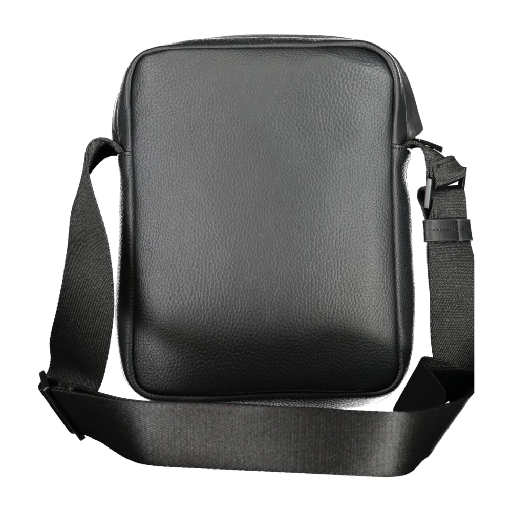 Calvin Klein Zwarte Heren Schoudertas Verstelbare Band Black Heren