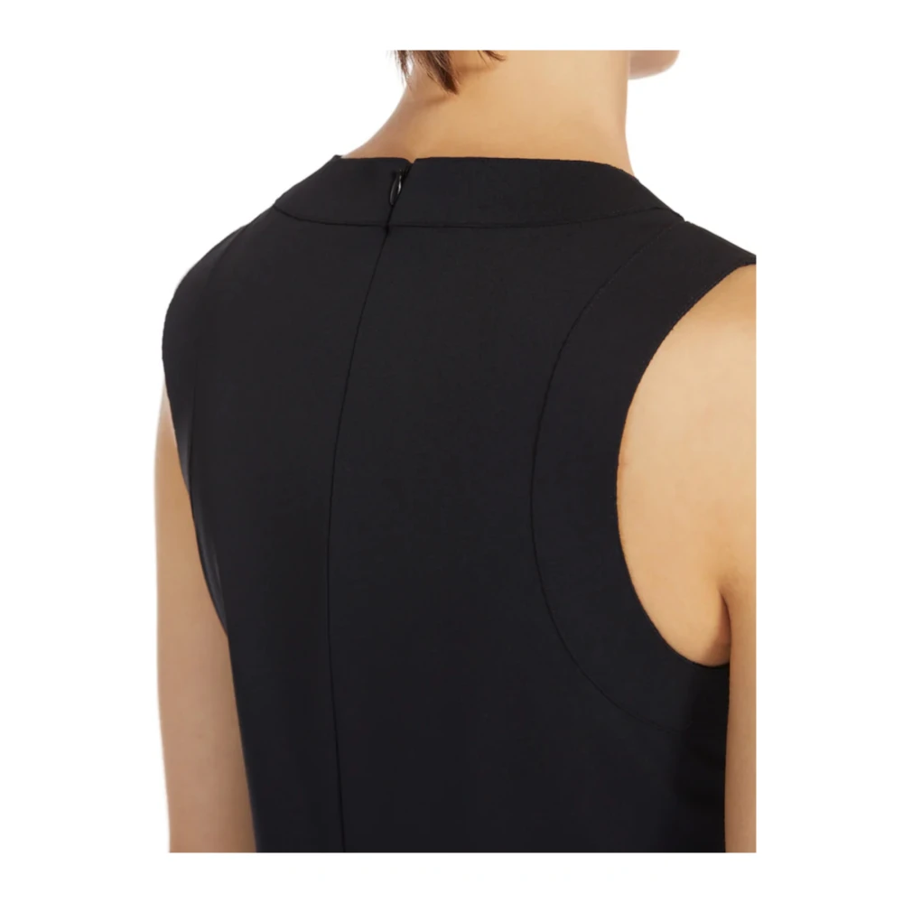 Max Mara Zwarte Emilia Jurk Easywear Black Dames