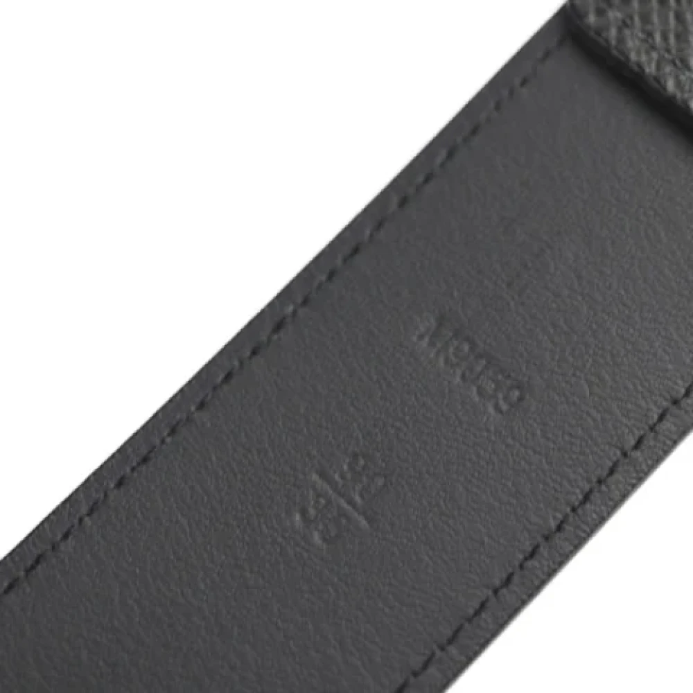 Louis Vuitton Vintage Pre-owned Leather belts Black Heren