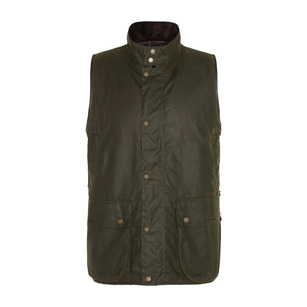 Barbour Gewaxt Gilet Archief Olijf-S Green Heren