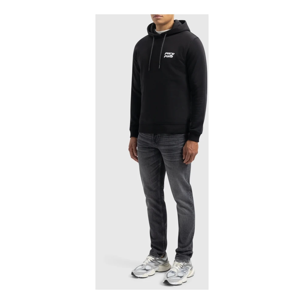 Pure Path Dimensional Script Hoodie Zwart Heren Black Heren