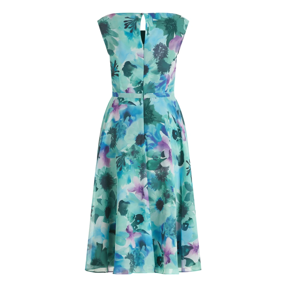 Vera Mont Bloemenprint Cocktailjurk Green Dames